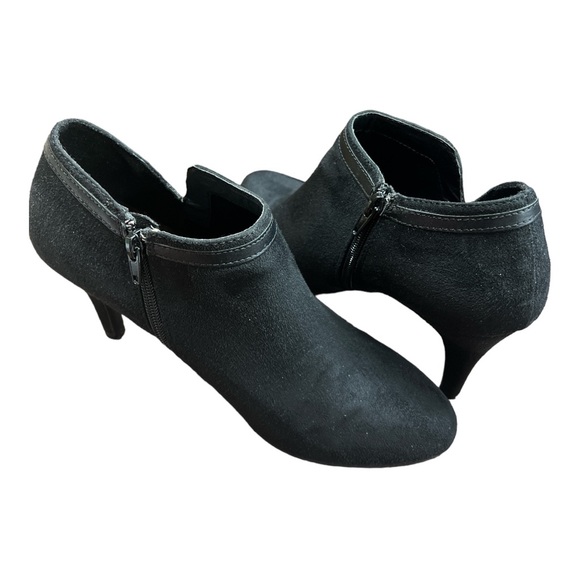 dexflex comfort Shoes - Sz 10 Dex Flex Comfort Romona Black Booties Heels 4”